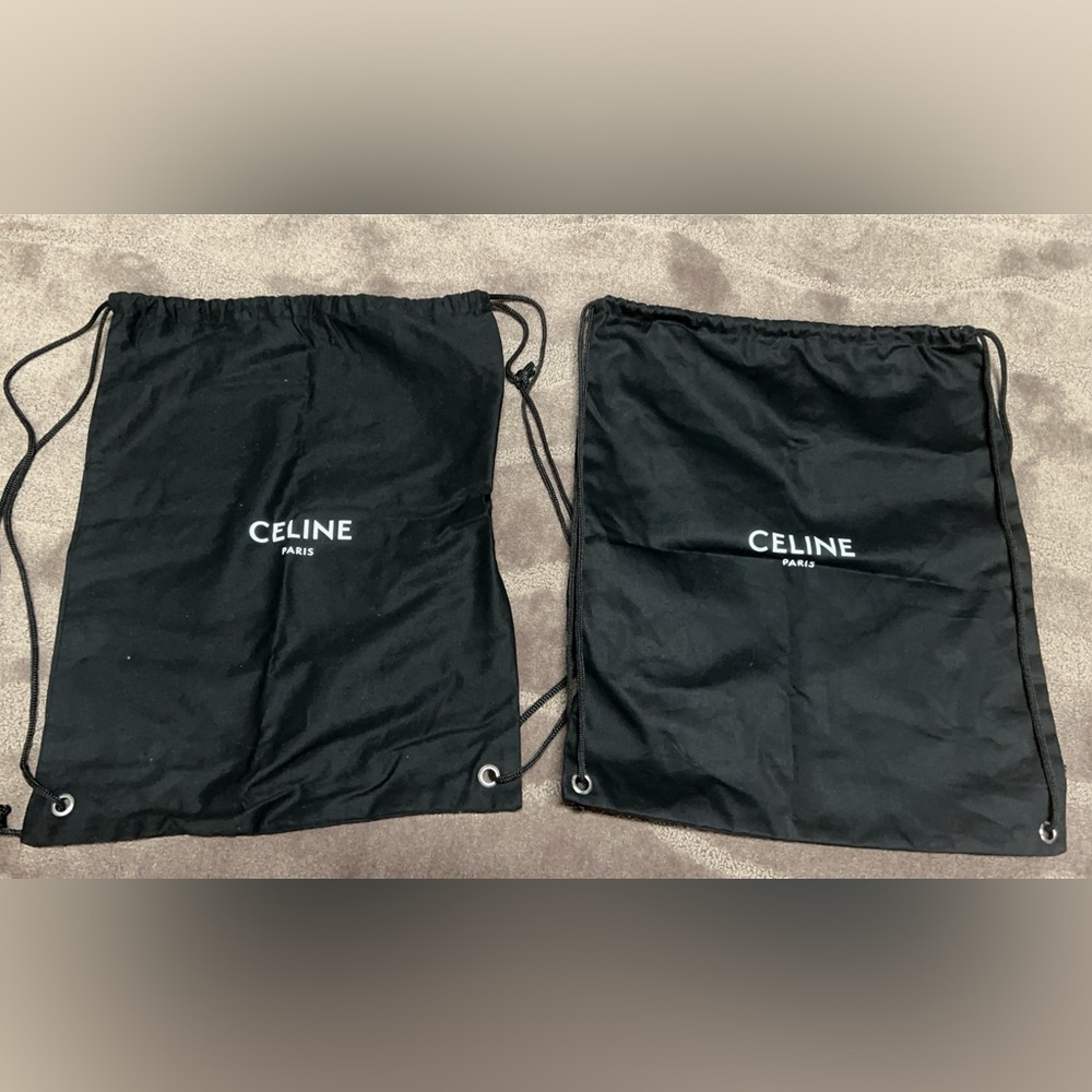 Celine Black bag with Drawstring Closure